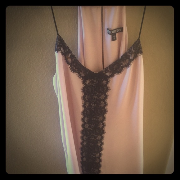 NWOT Express Chiffon Blouse in Pink!