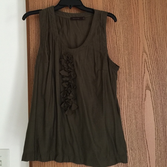 Limited olive green top