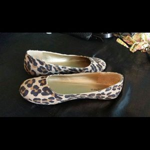 Cheetah print flats