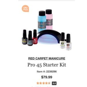 Gel manicure kit. NEVER USED