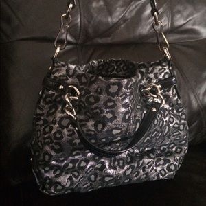 Coach ocelot hobo bag