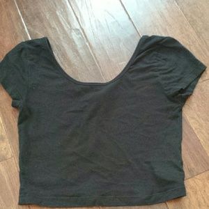 Plain crop top