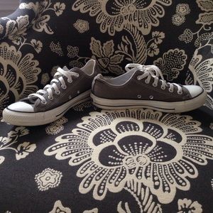 Grey Allstar Converse shoes
