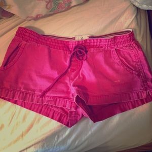 Dark pink AE shorts