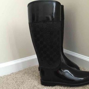 Gucci rain boots authentic