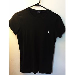ralph lauren sport tee, black