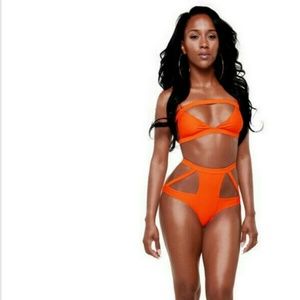 Sexy orange swimsuit