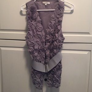 Size medium rose petal vest.