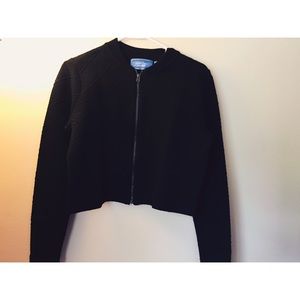 simply vera wang black jacket/cardigan