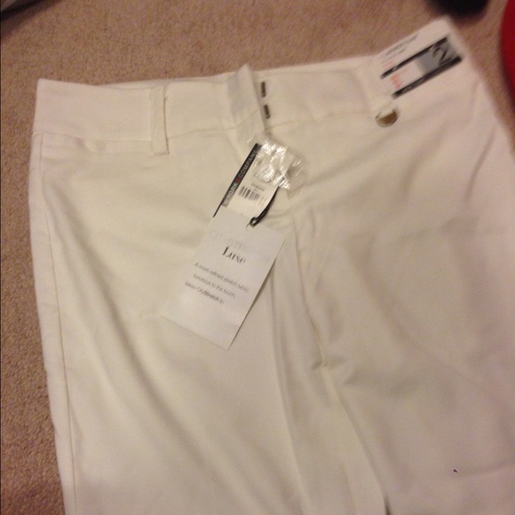 NY&C white trouser pants