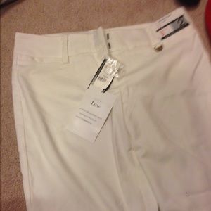 NY&C white trouser pants