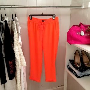 J.Crew Neon Crepe Track Pant