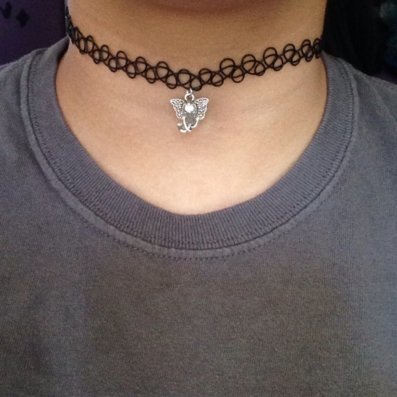 Jewelry - Elephant head tattoo choker