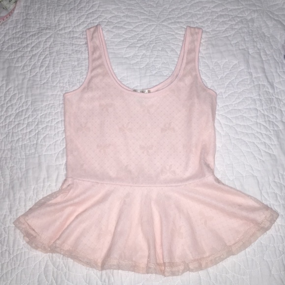 Light pink peplum shirt