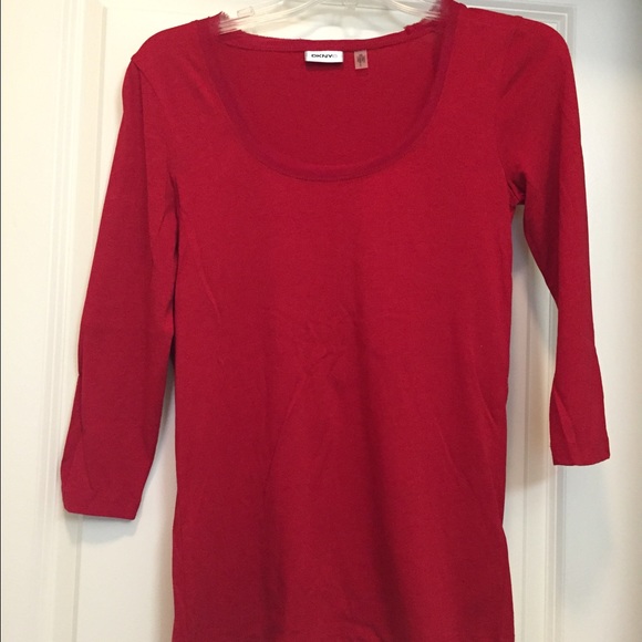 DKNY red shirt