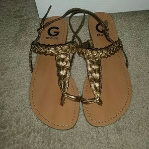 Gold Gladiator Sandals
