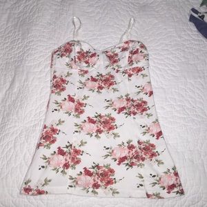 Corset-like tank top