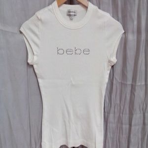 Bebe white t-shirt