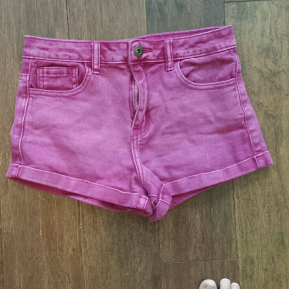 Denim shorts