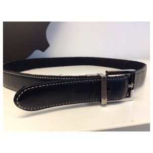 Black Reversible Coach Belt
