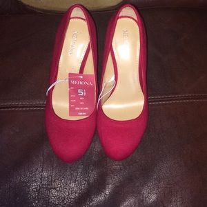 New with tags red merona heels.