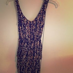 Edgy brown/black dress