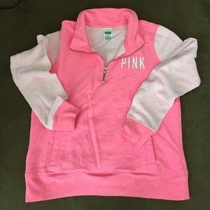 Victoria's Secret Pink Quarter Zip Size M
