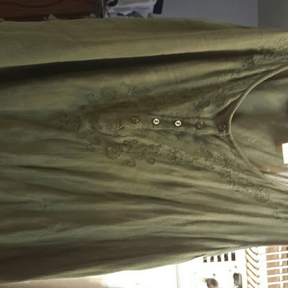 Green blouse large