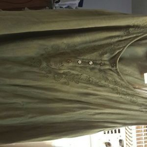 Green blouse large