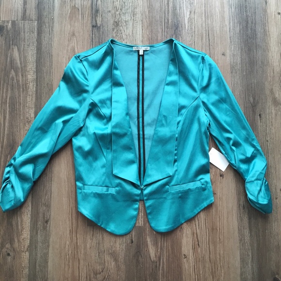Charlotte Russe Teal Blazer