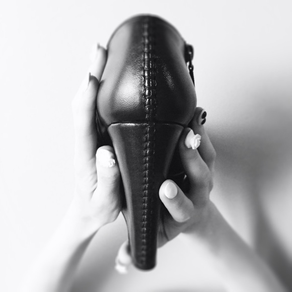 Barbara Bui Black Leather Booties