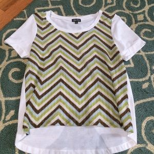 Adorable chevron top