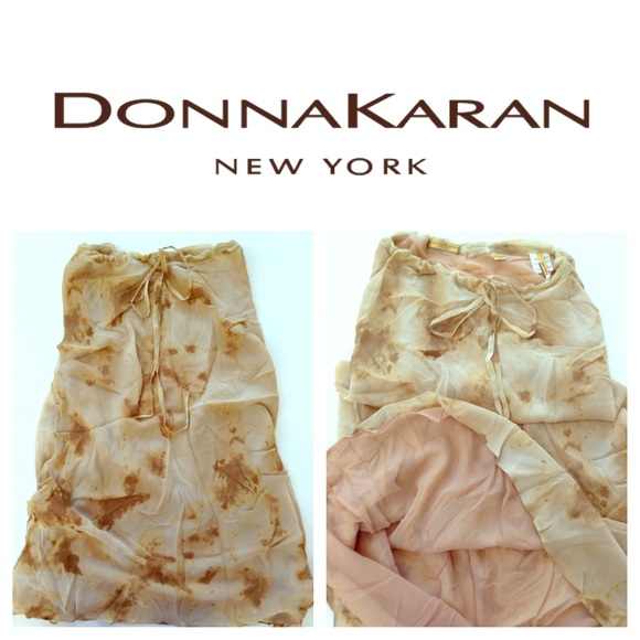 !!!DONNA KARAN Signature floral midi skirt!!!