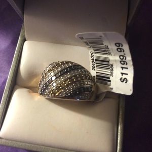 14KGold over sterling silver ring