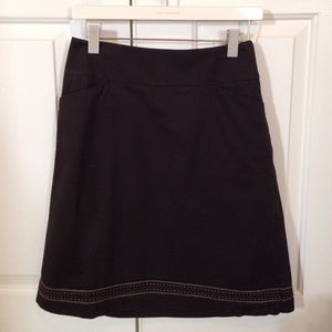 Ann Taylor chocolate brown skirt