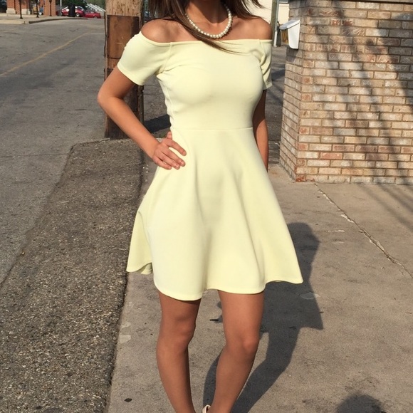 yellow summer dress
