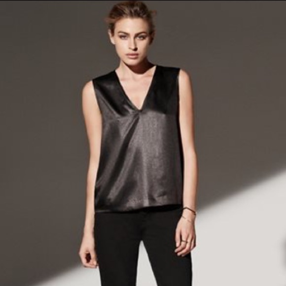 🚫SOLD🚫 J BRAND BLACK SATIN SHELL