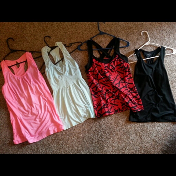 Set of 4 workout tanks