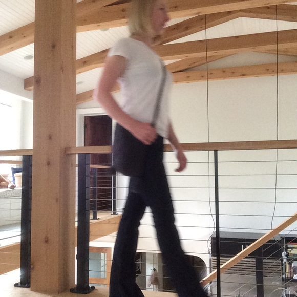 Charcoal cableknit cross body bag - Picture 2 of 4