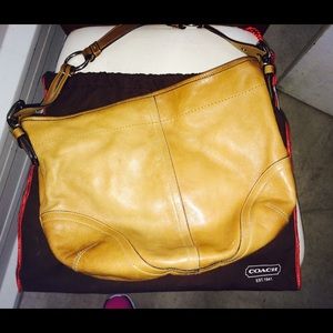 Coach leather bag