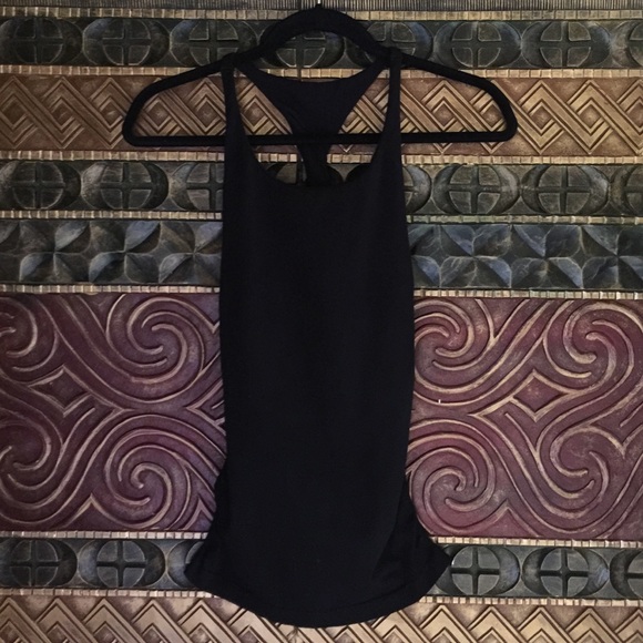 Bebe - black fitted tank with spandex