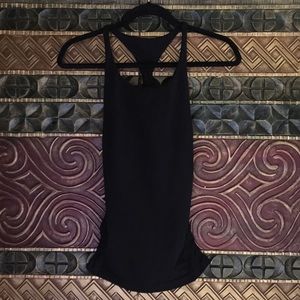 Bebe - black fitted tank with spandex