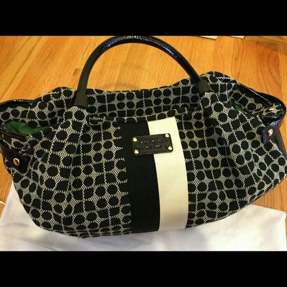 Kate Spade Black and White Tote Bag