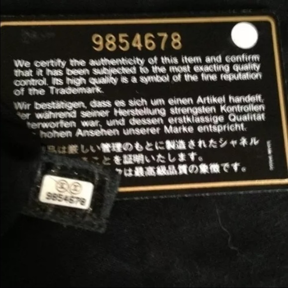 Authentic Chanel Tweed Black Bag - Picture 4 of 7