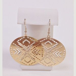 NWOT Gold boho earrings