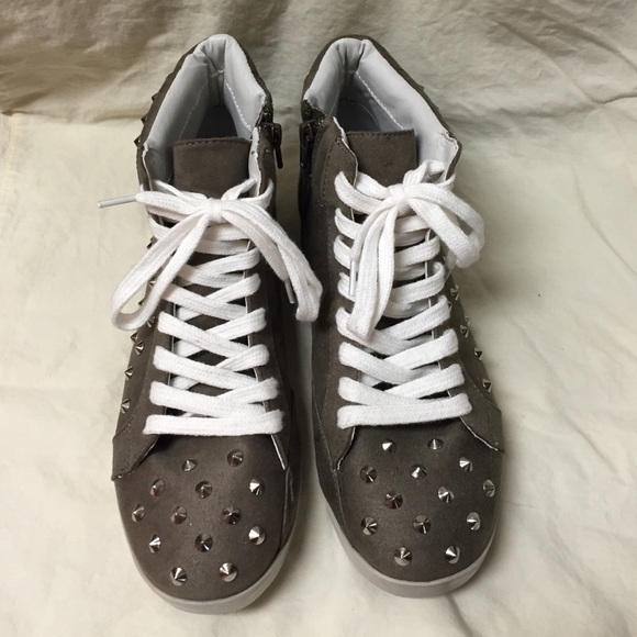 Taupe Studded Shoes