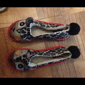 Animal Fuzzy Slippers