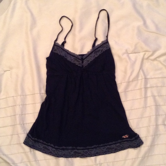 Navy blue hollister tank
