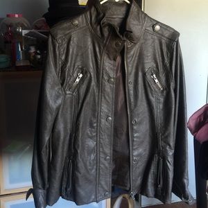 Joujou brown leather jacket