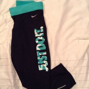 Nike dry-fit running pants/ capris